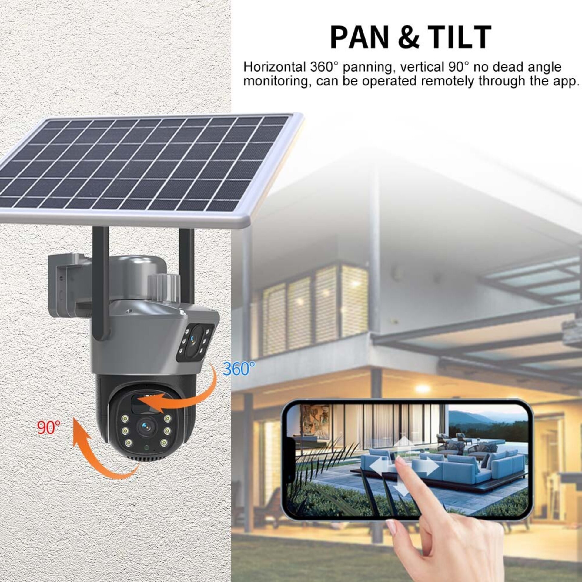 Cámara solar wifi 8MP 4k - 3